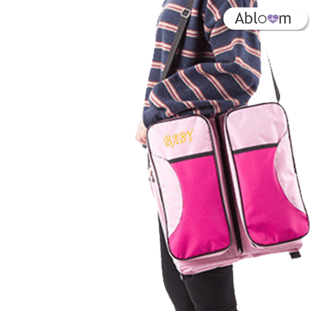  ที่นอนเด็กแบบพกพา  ABLOOM 0080030012013_Pink (3 IN 1)